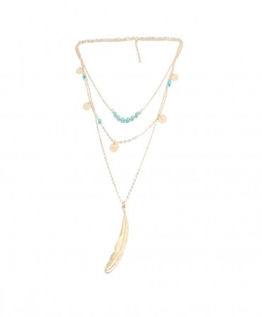 Collier plume